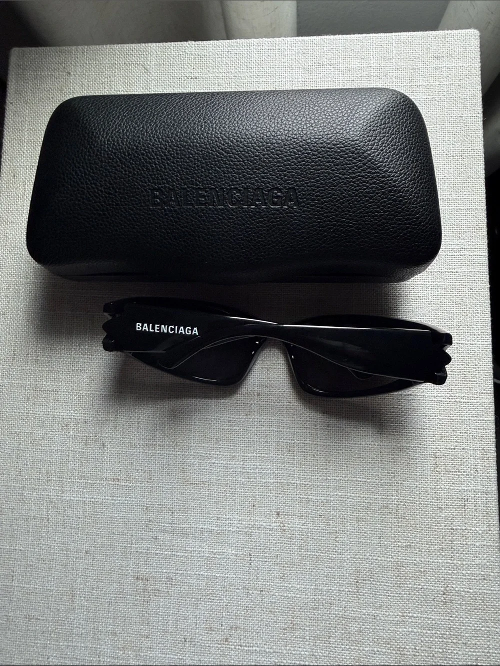 Balenciaga Balenciaga BB0157S Black Polarized Cat-Eye Sunglasses for Men
